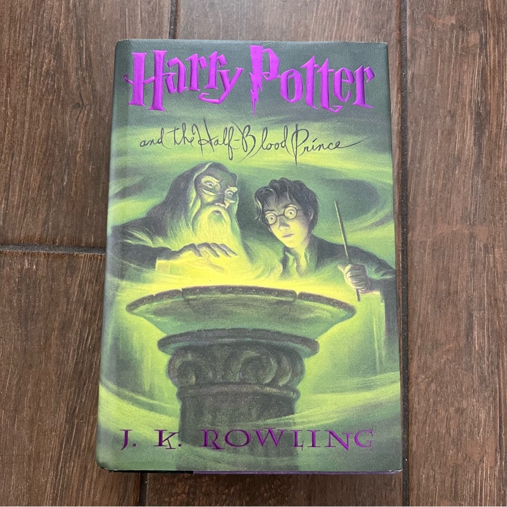 Harry Potter and the Half Blood Prince 1st Edition Hardcover Book - Print Error